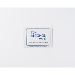 ▷ Toallitas hidroalcoholicas de alcohol al 70%